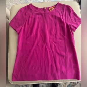 Tory Burch Pink Fitted T-Shirt Blouse